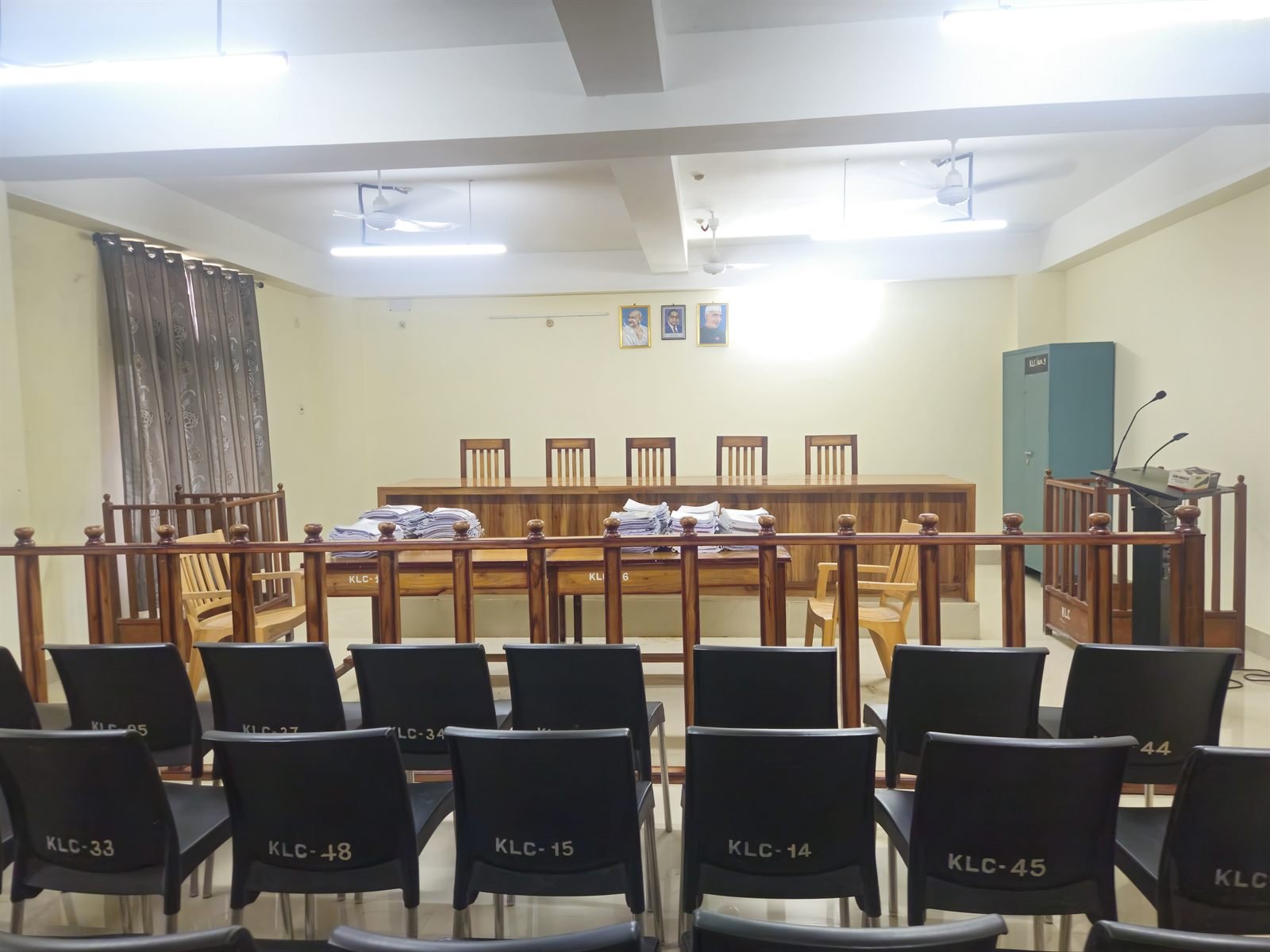 The moot court hall at Kokrajhar Law College