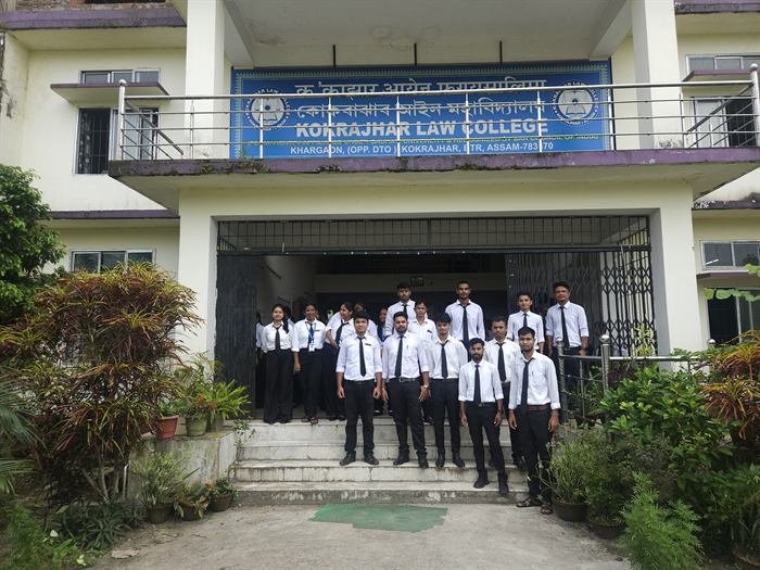 Students at the Main Entrance