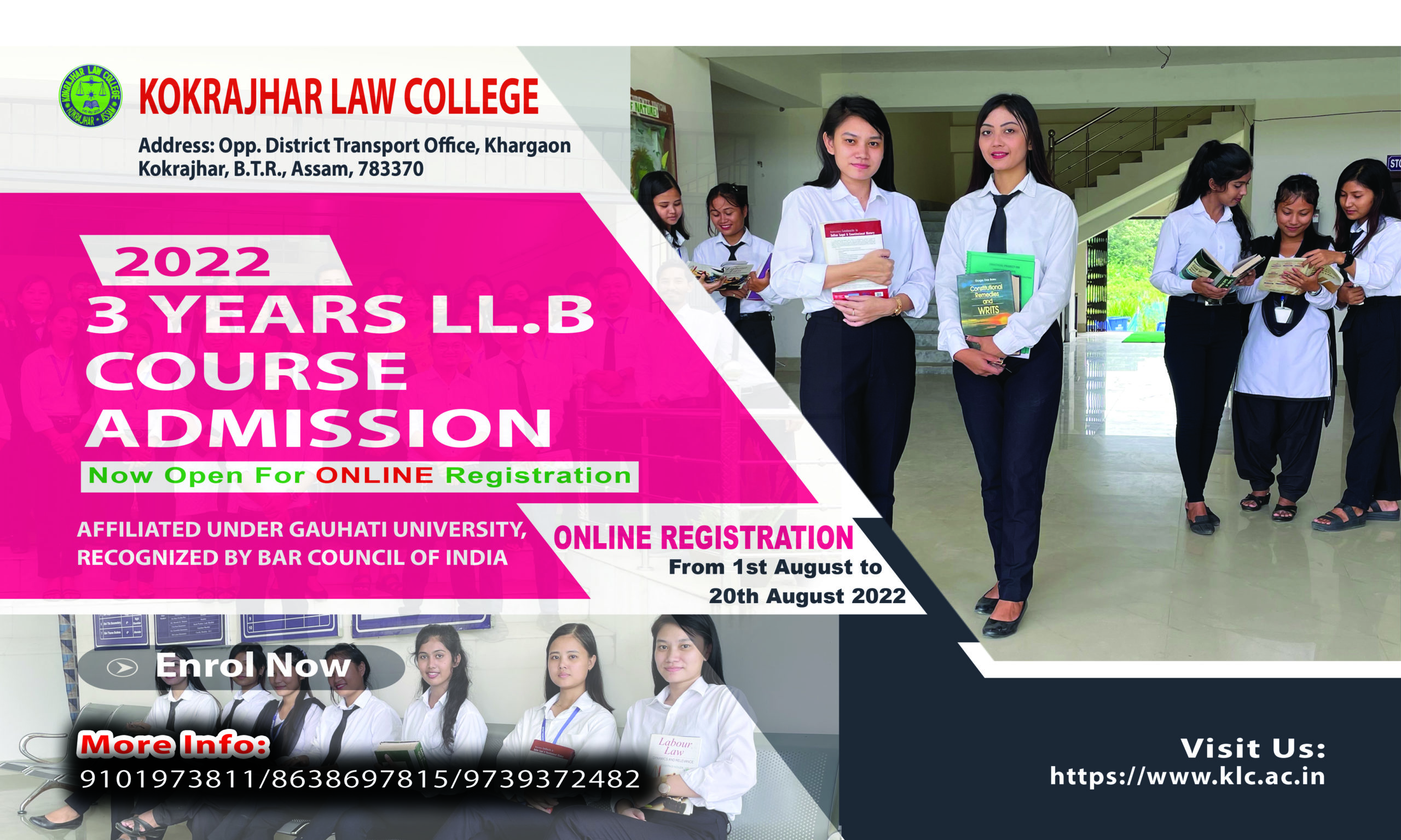 Kokrajhar Law College Admission